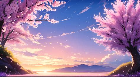 [100+] Cherry Blossom Tree Anime Wallpapers | Wallpapers.com