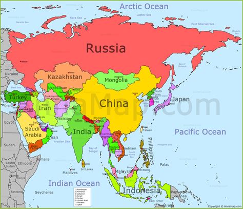 World Maps Library - Complete Resources: Maps Of Asian Countries