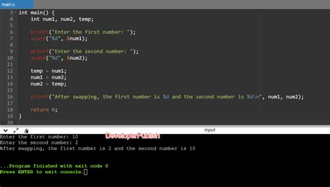 Image result for Write a PL SQL Code to Swap of Two Numbers