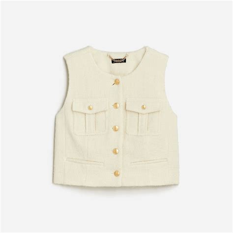 J.Crew: Tweed Vest For Women
