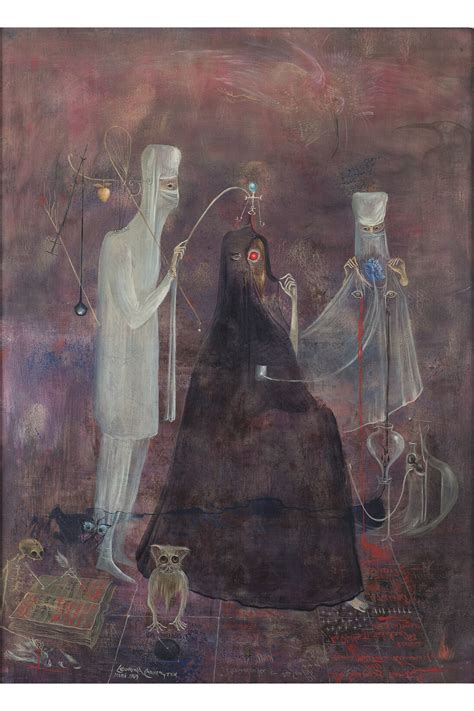 Leonora Carrington, 1917-2011, Operation Wednesday 1969, Tempera on ...