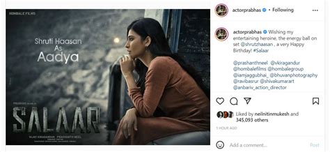 Shruti Haasan के बर्थडे पर Bahubali Prabhas ने लिखा स्पेशल मैसेज, नया ...