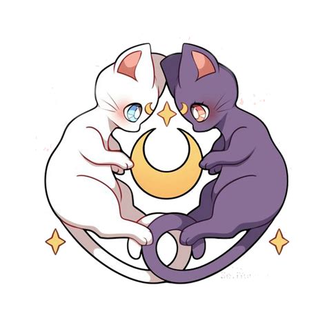 Luna y Artemis by HimawariNamikaze on DeviantArt