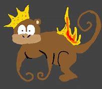 Image result for Funny Monkey On Fire