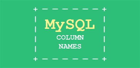 Image result for Naming Convention SQL Table Columns Names