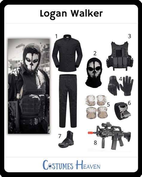 Call Of Duty Logan Walker Cosplay - Quda Halloween