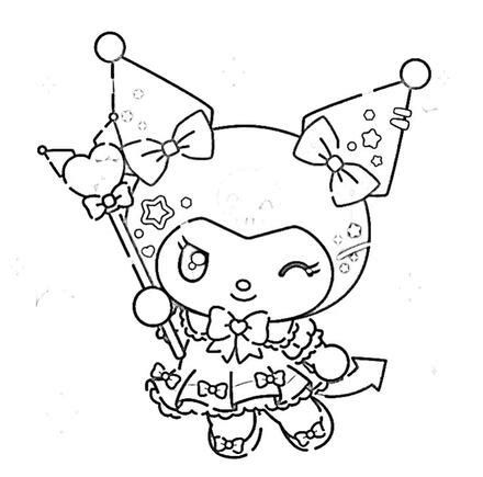 10 dibujos de Kuromi para colorear si eres fan de la amiga de Hello Kitty