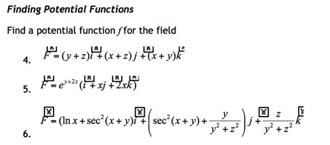 Image result for How to Find Potential Function