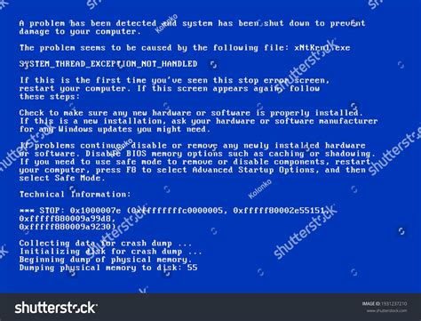 Image result for Windows XP Error Code