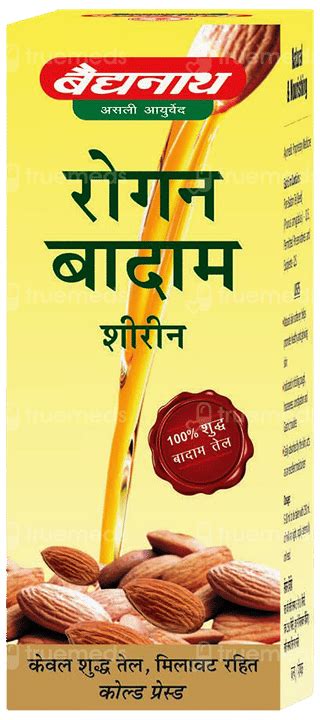Baidyanath Rogan Badam Shirin 100 Ml - Uses, Side Effects, Dosage ...