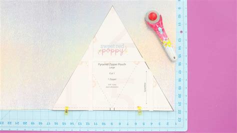 Image result for Triangle Pouch Pattern