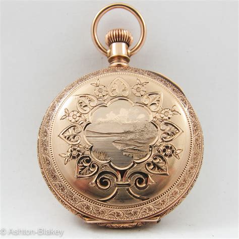 WALTHAM 14K SOLID GOLD Pocket Watch - Ashton-Blakey Vintage Watches