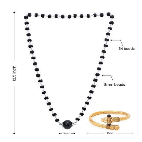 Kantara Karungali Mala & Trishool Damaru Kada Combo – Divine Hindu