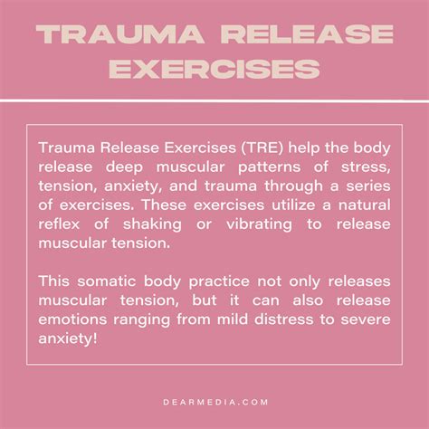 7 Trauma Release Exercises - Dear Media