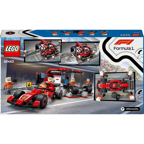 LEGO City F1 Pit Stop & Pit Crew with Ferrari Car 60443 | SportsDirect ...