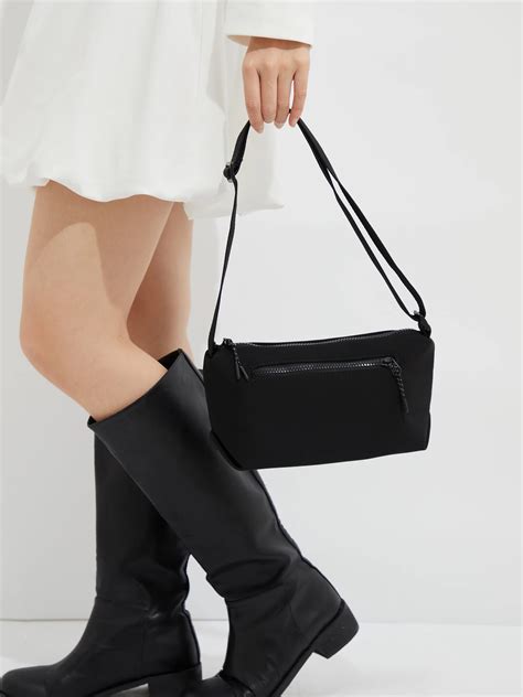 Solid Satchel Bag | Savana | Bestsellers