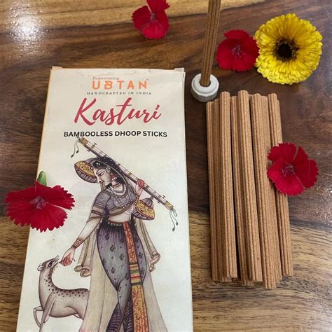 Kasturi Bambooless Dhoop Sticks - 20 Sticks – Rejuvenating UBTAN