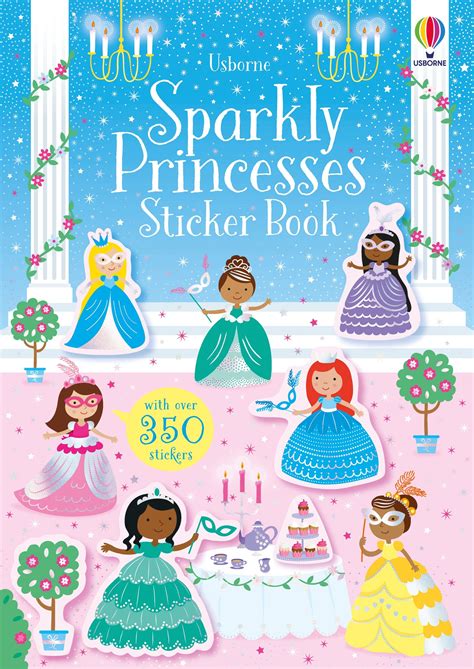 SPARKLY PRINCESSES STICKER BOOK - TBILISI LITTLE MUNCHKINS