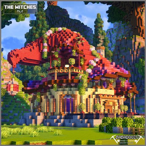 The Witches Hut | Minecraft houses, Minecraft medieval, Witch hut