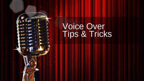 Image result for Voice Over Tips