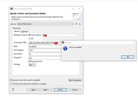 Eclipse Oracle Database Connection 的图像结果