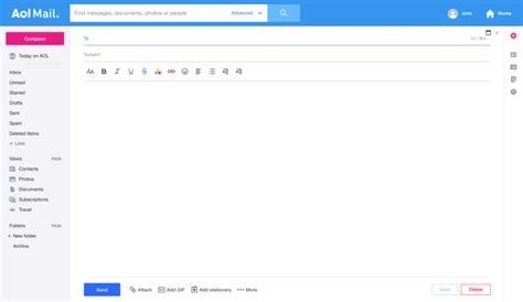 AOL Mail Screen 的图像结果