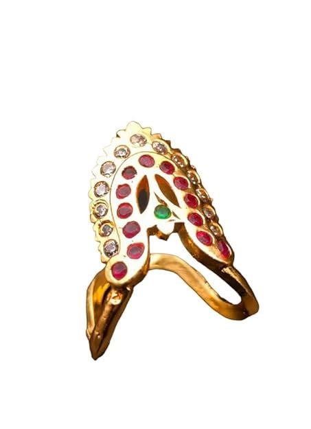 Buy Vanki, Beautiful Trending Vanki Vangi Ring, Adjustable Micro-Plated ...