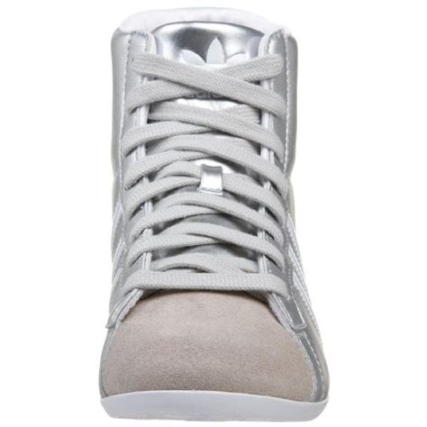 Buy Adidas Originals Women's Campus Round Mid Sneaker,Silver/White ...