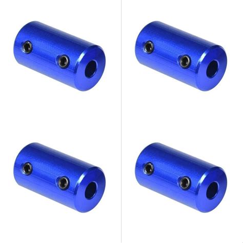 (4 Pcs) Pro3D 5x8mm Blue Aluminum Alloy Coupling for 3D Printers and ...