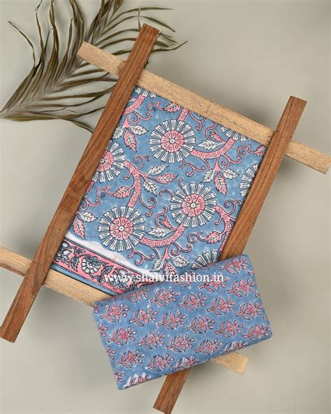 Hand Block Print Suits Dress Material for women- Shalvi Fashion Home ...