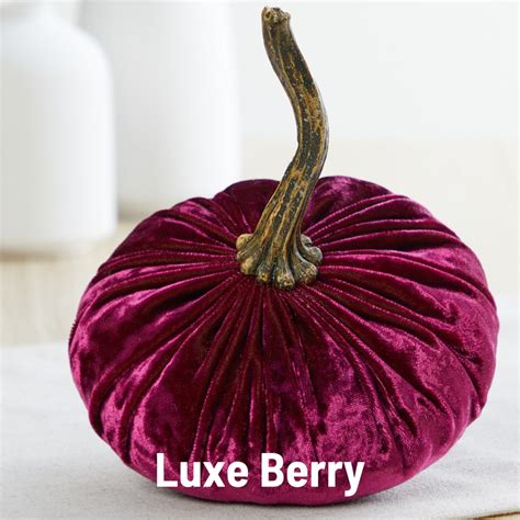 Velvet Pumpkins - Luxe Berry Pink Pumpkin | Made in the USA ...