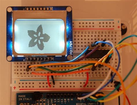 Nokia PCD8544 Arduino STM32 的图像结果