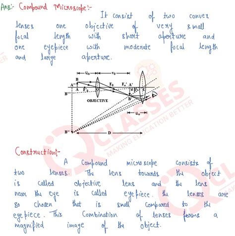 Explanation for Microscope CBSE 12 的图像结果