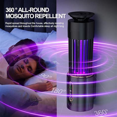 Mosquito Killer Lamp Insect Fly Trap Camping Lantern USB Timing ...