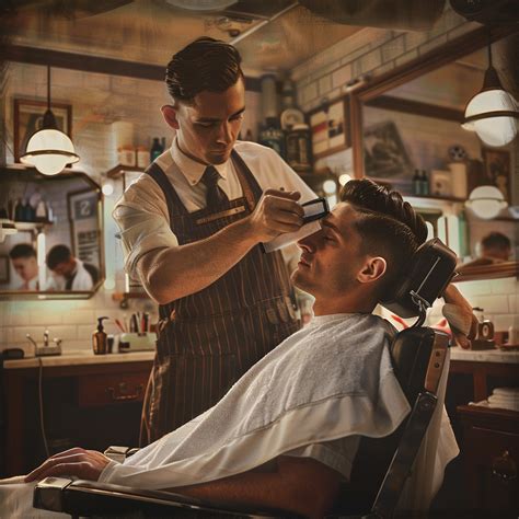 Sharp Razor Fade Haircuts at Speakeasy Barber Lounge in Denver