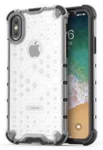 Glasgow | for Apple iPhone Xs Honeycomb Pattern Back Case Cover for ...