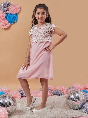 Shop Peach GPO Dress for Girls Online