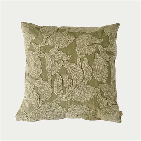 Cascade Embroidered Fern Cushion Cover – SanctuaryLiving