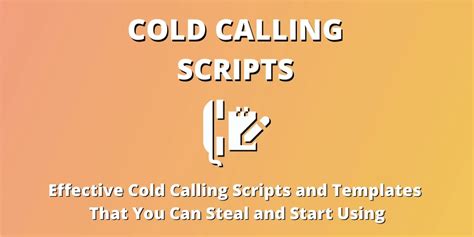 Image result for Cold Calling Scripts