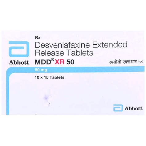 Buy MDD XR 50 Tablet 15's Online