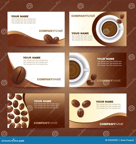 Coffee Business Card Template Free - Evelynmercy.com