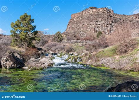 Stream at the Blue Lakes Country Club in the Snake River Canyon Stock ...