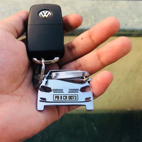 Buy Customized Number Plate Car Keychain Online at the Best Price