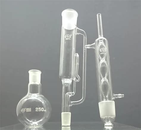 ISKO® Glass Soxhlet Apparatus complete set of ExtractionGlass with ...