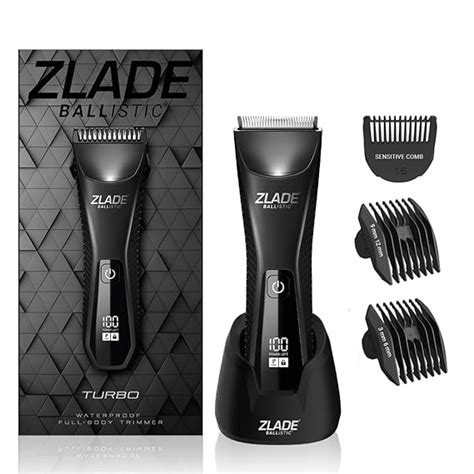 Zlade Ballistic TURBO 3.0 Full Body Manscaping Trimmer for Men | Body ...