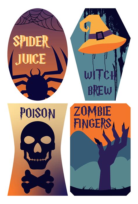 Halloween Potion Labels - 15 Free PDF Printables | Printablee
