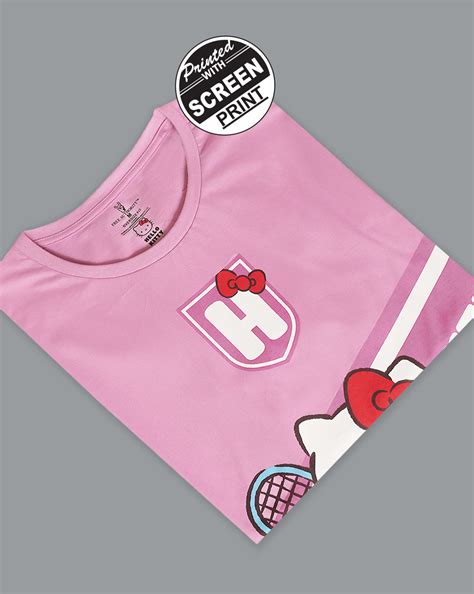 Hello Kitty Relaxed Fit Tshirt For Women – Free Authority