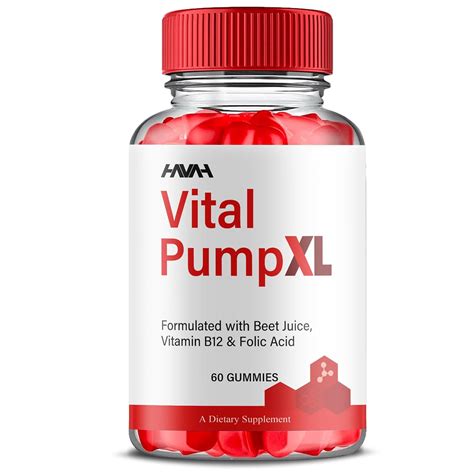 Vital Pump XL Gummies: Potente Suplemento de 1000MG para Saúde e Bem ...