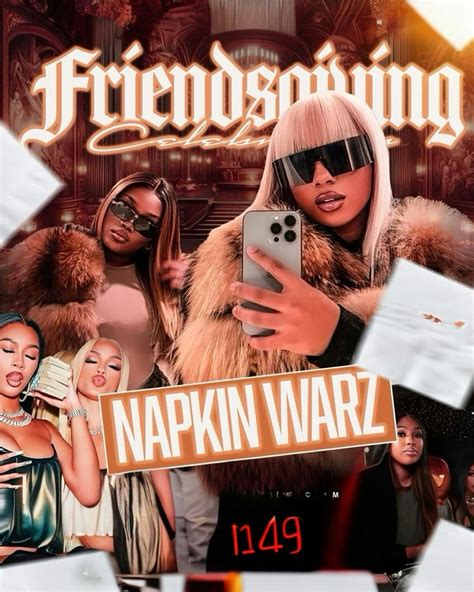 Friendsgiving Celebration – NAPKIN WARZ! $200 bottle specials, LUST ...