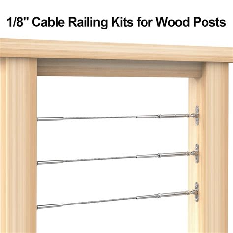 Buy BLIKA Cable Railing Hardware, 10 Pack Adjustable Angle 1/8 Cable ...